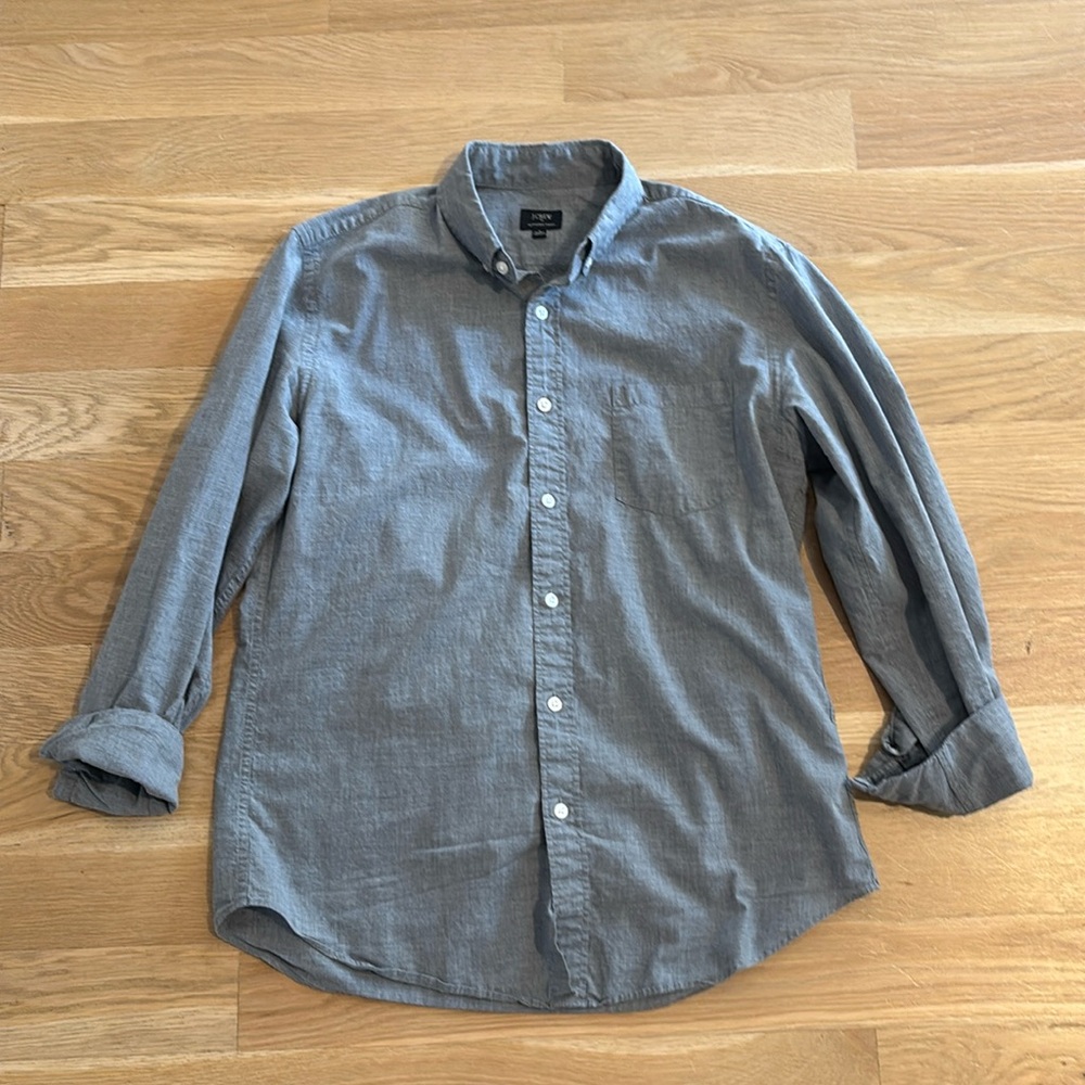 Jcrew heathered cotton shirt